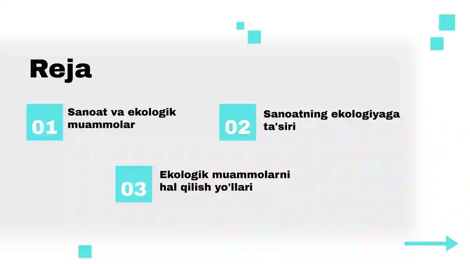 SANOATDA ISHLAB CHIQARISHNING EKOLOGIK BARQARORLIGI 2