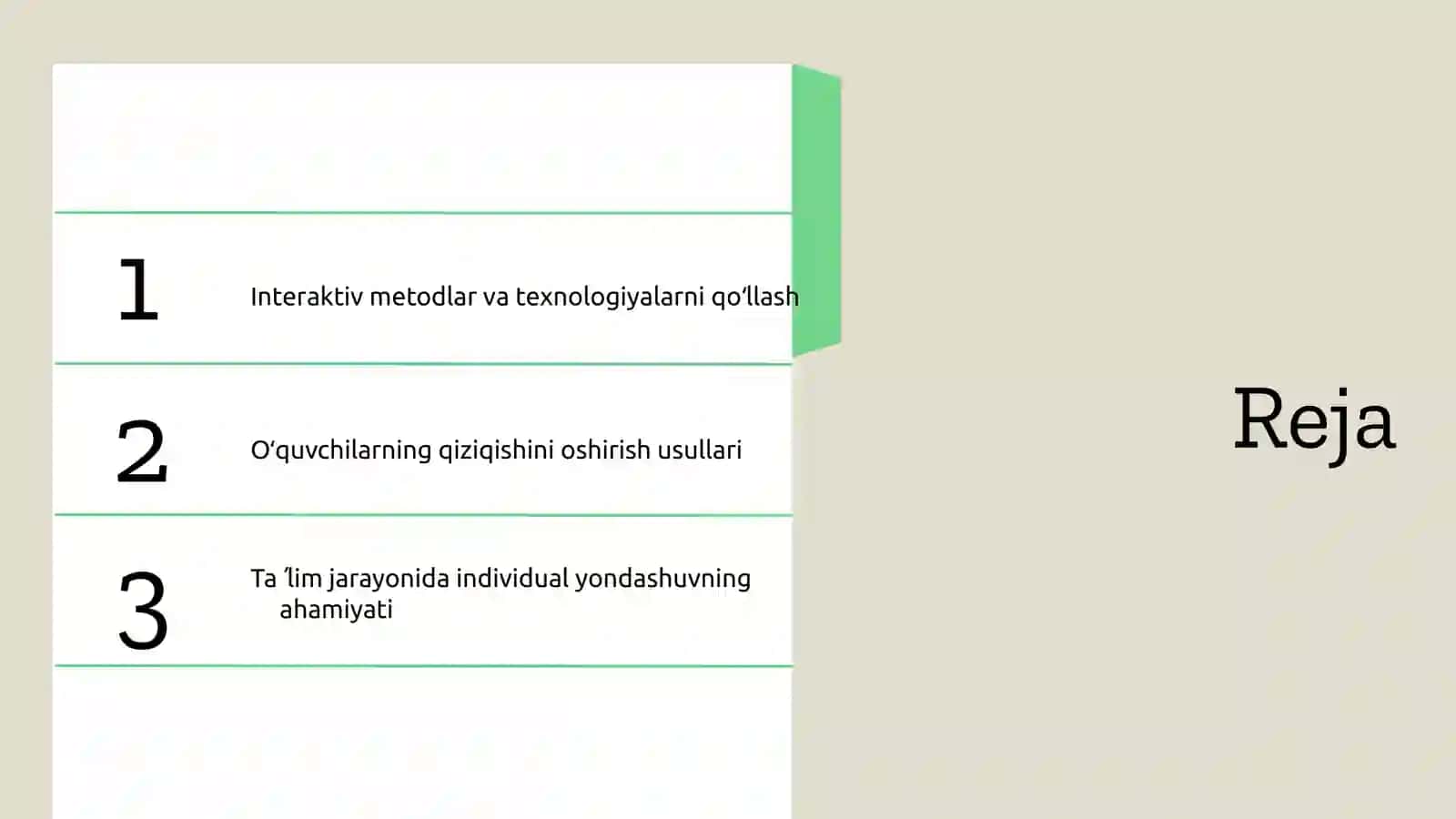 Interaktiv metodlar va texnologiyalarni qoʻllash 2