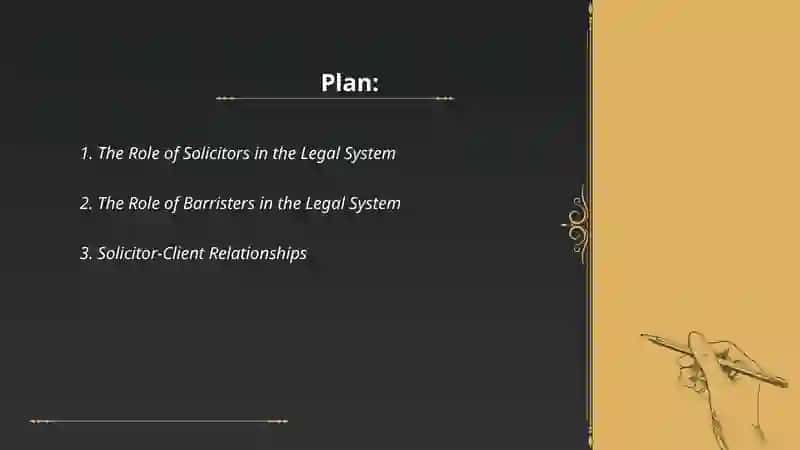 The Role of Solicitors in the Legal System 2