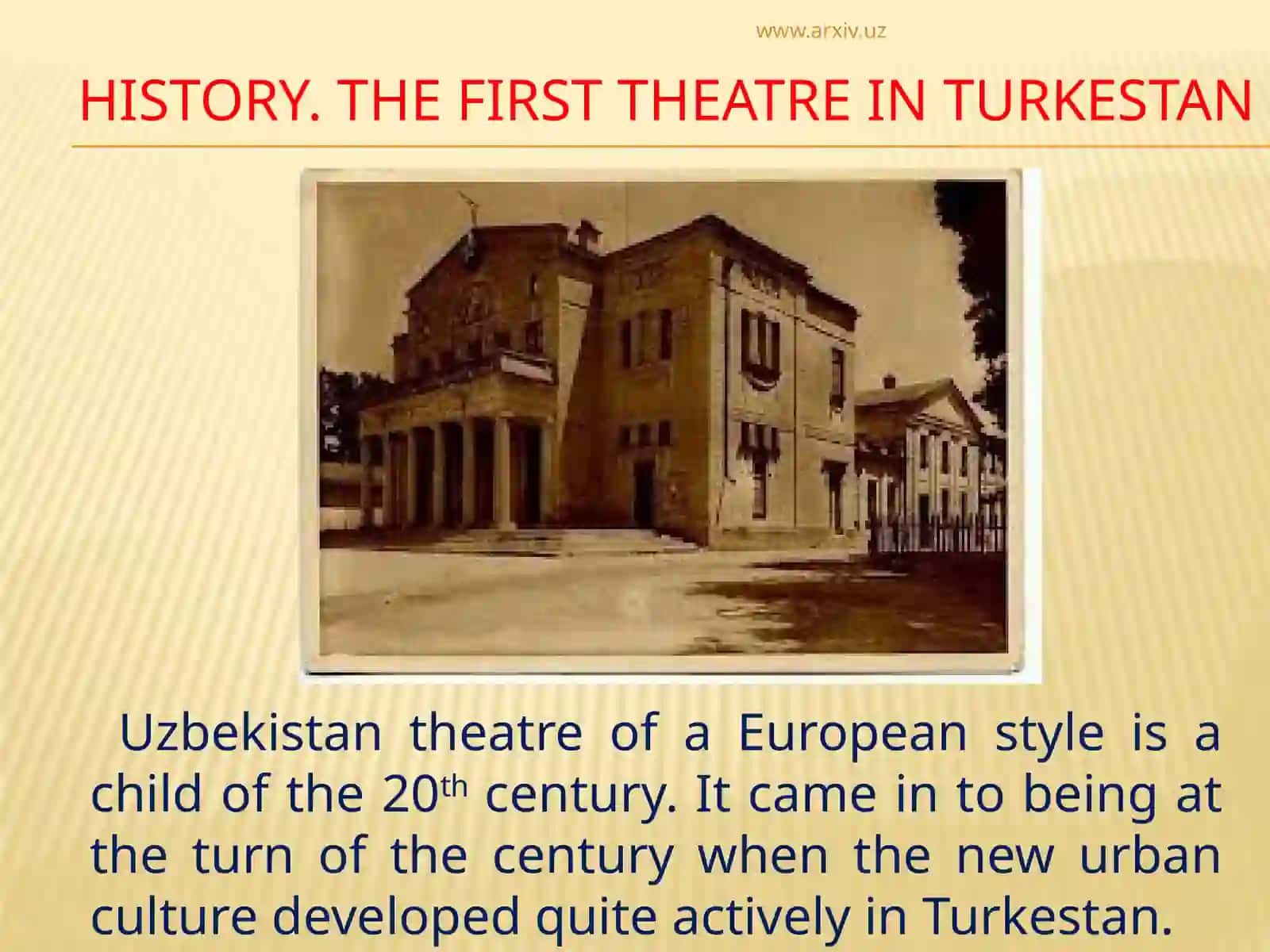 Theatres in Uzbekistan 2
