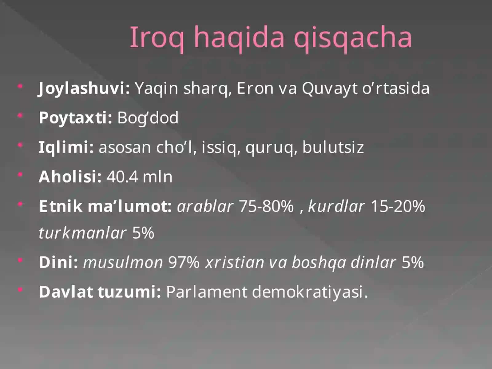 Sharqona etiket xususiyatlari 2