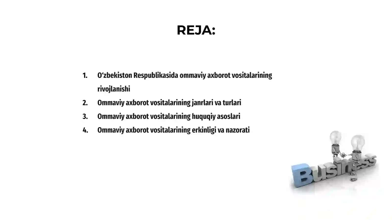 O‘zbekiston Respublikasida ommaviy axborot vositalarining faoliyati 2
