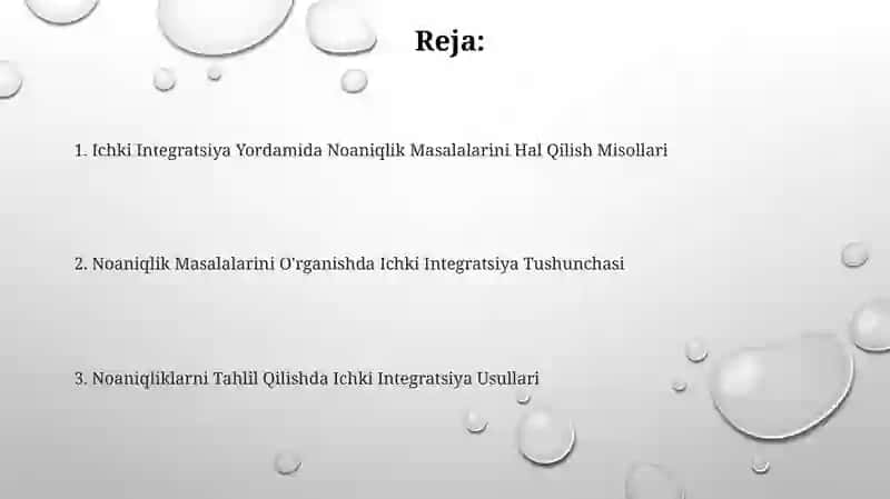 Ichki Integratsiya Yordamida Noaniqlik Masalalarini Hal Qilish Misollari 2