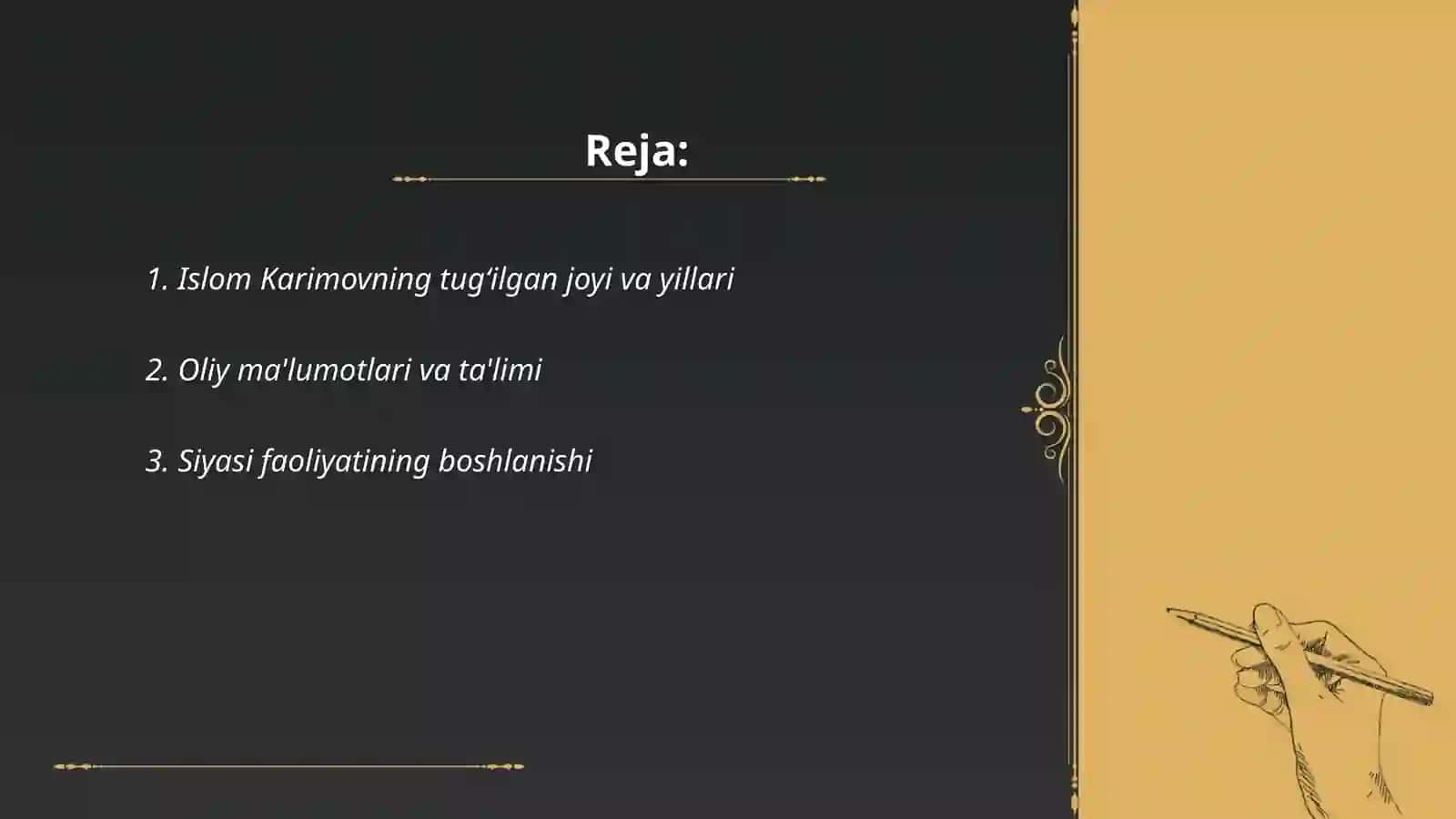Islom Karimovning hayoti 2