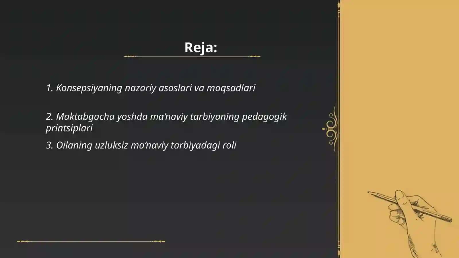 Maktabgacha yoshdagi bolalarni tarbiyalashda uzluksiz ma‘naviy tarbiya konsepsiyasi 2