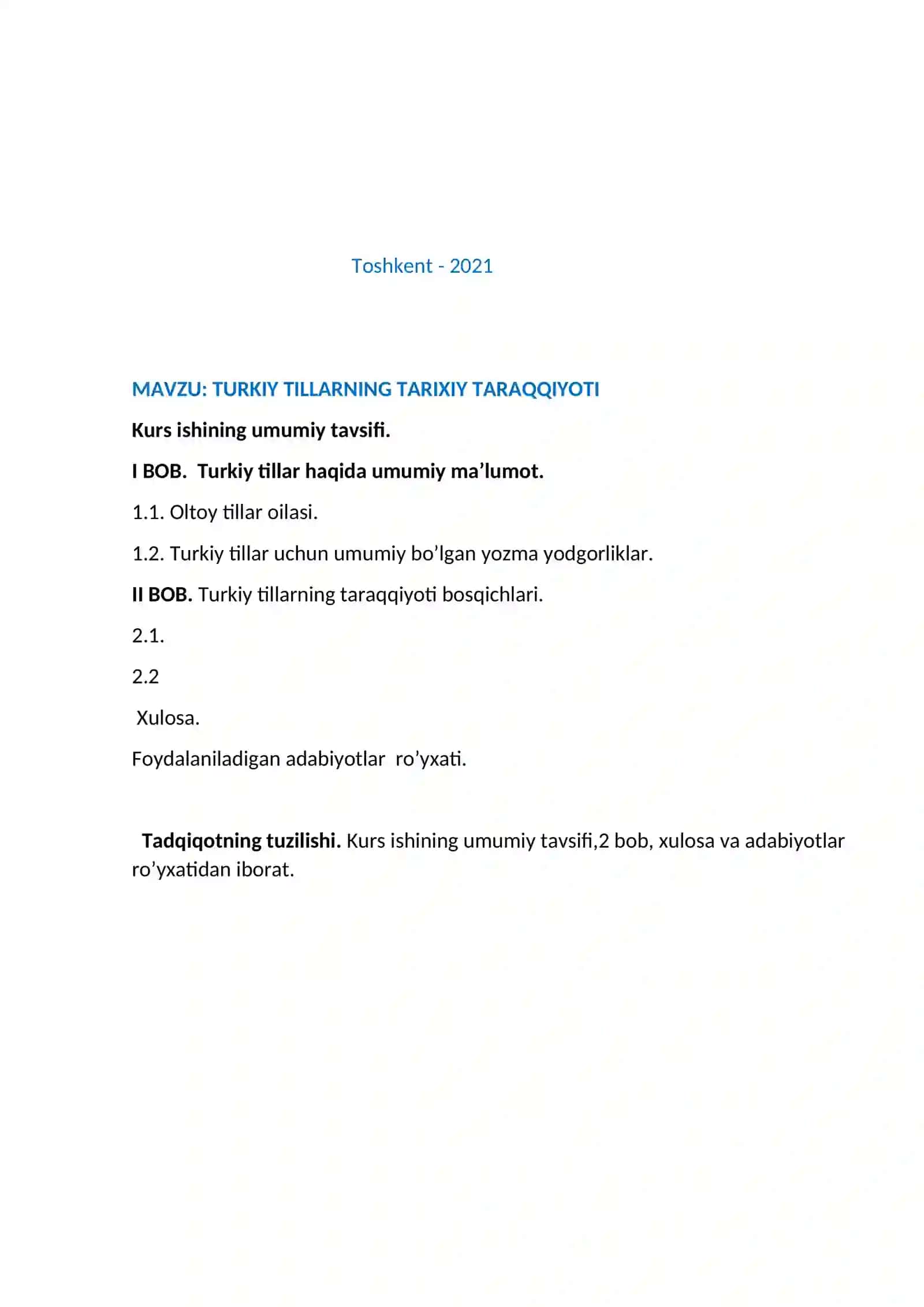 TURKIY TILLARNING TARIXIY TARAQQIYOTI 2