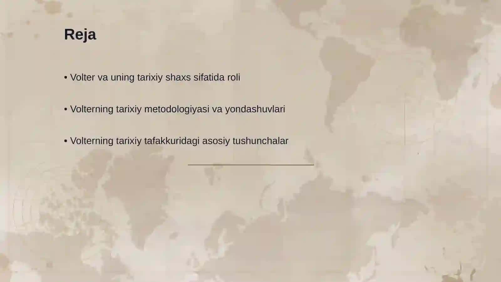 Volterning tarixiy qarashlari 2