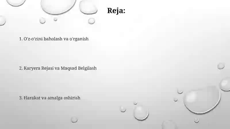 Kasbga yoʻnaltirish bosqichlarining mazmuni 2