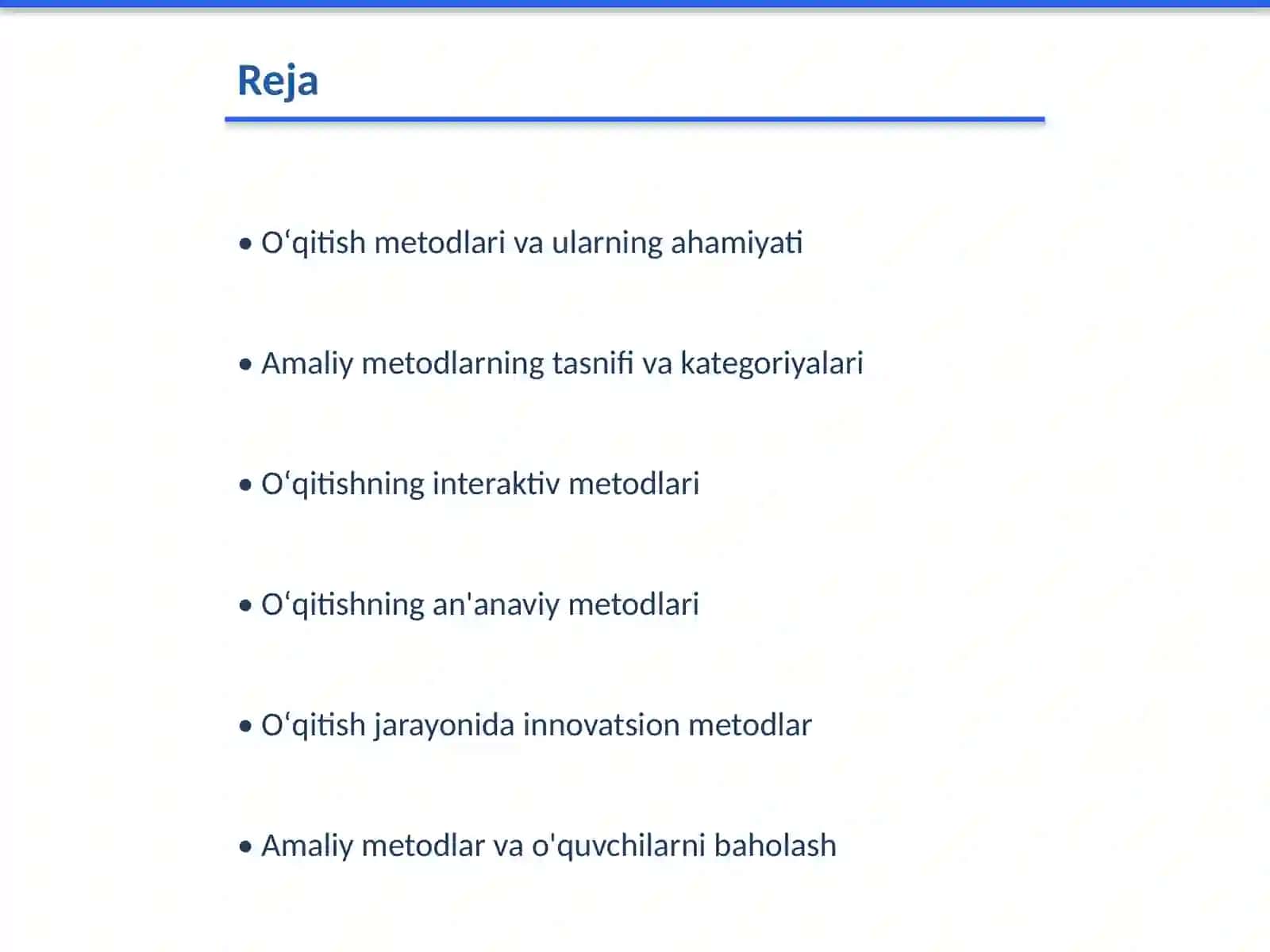 Oʻqitishning amaliy metodlari tasnifi va turlari 2