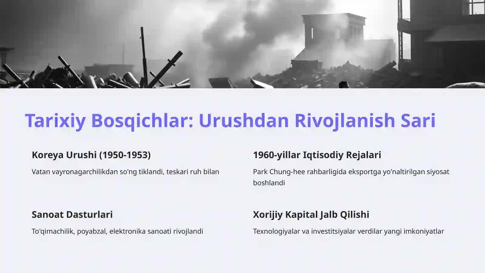 Janubiy Koreya Iqtisodiyoti: Mo''jizadan Istiqbolga 2