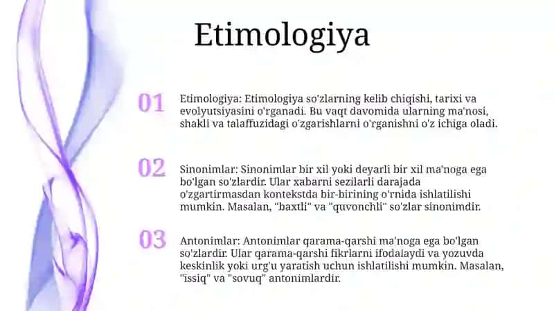Sinonimlar Omonimlar Paronimlar Antonimlar Haqida Malumot 2