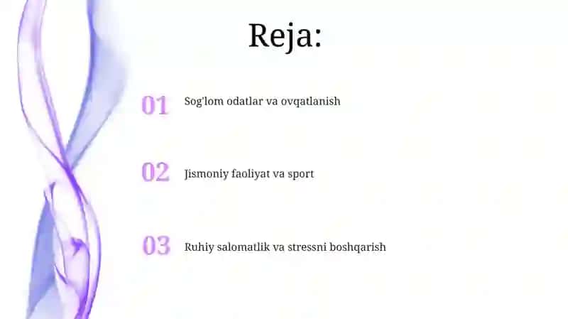 Jismoniy faoliyat va uning foydalari 2