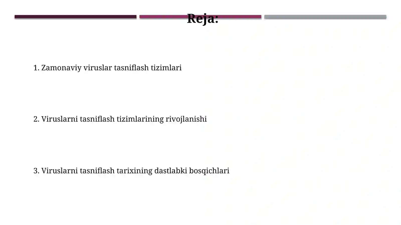 Viruslar klassifikatsiyasini rivojlantirish tarixi 2