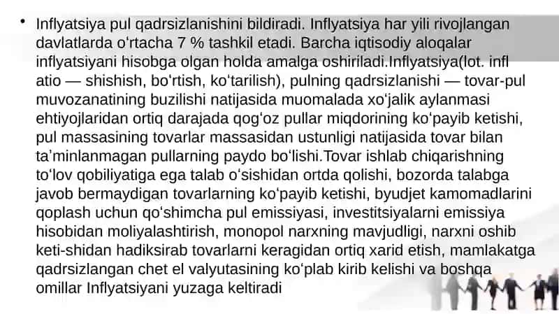 INFLATSIYA MOHIYATI VA UNI HISOBLANISH USULLARI 2