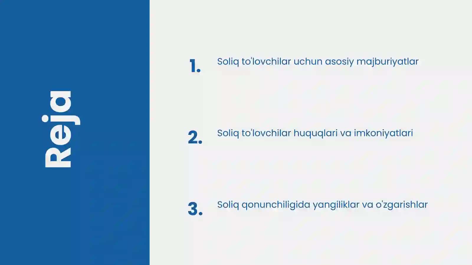Soliq qonunchiligida soliq to'lovchilarni vazifalari 2