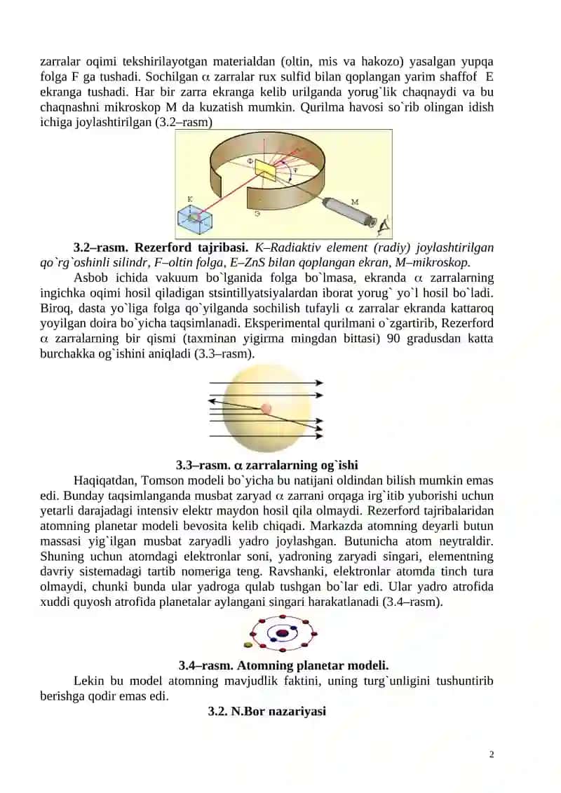 Atom tuzilishi 2