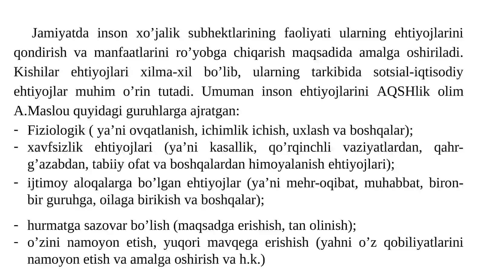 Iqtisodiy xavfsizlikka tahdidlar 2