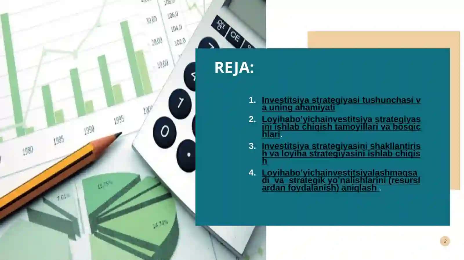INVESTITSIYA STRATEGIYASI 2