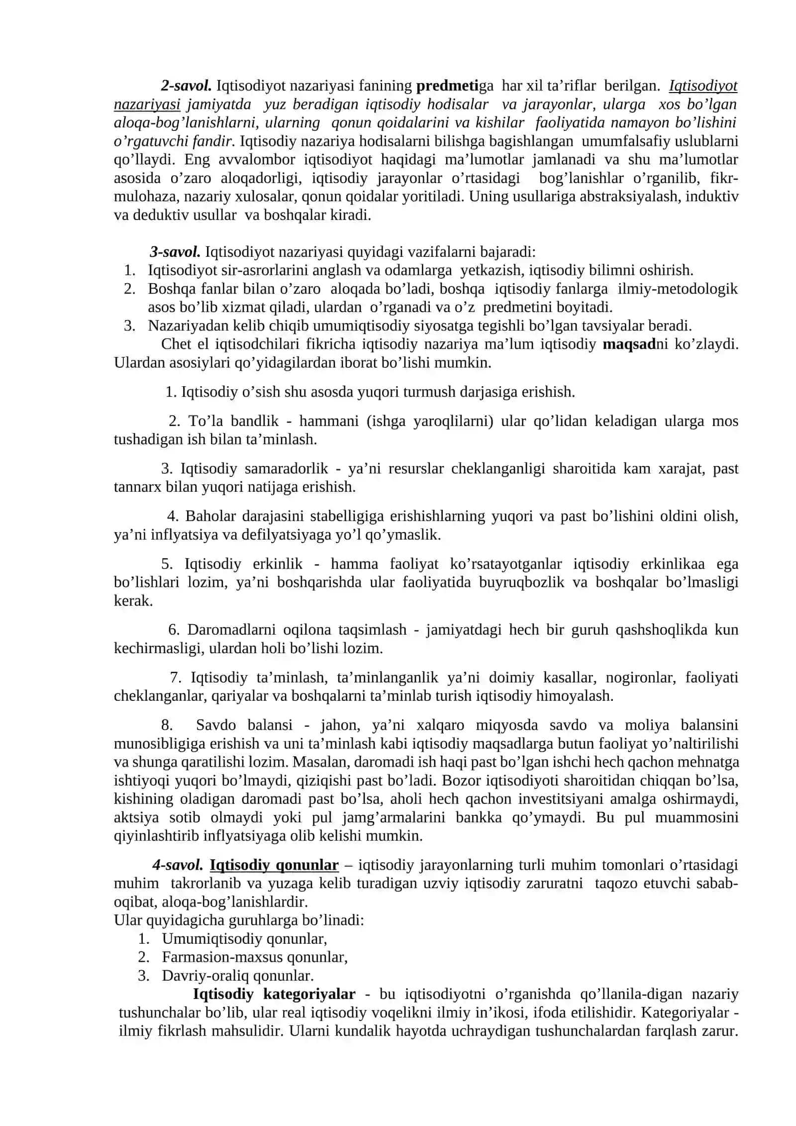 Amaliy mashg’ulot ishlanmasi (2 soat) 2