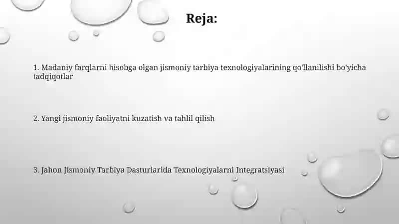 Jahon Jismoniy Tarbiya Dasturlarida Texnologiyalarni Integratsiyasi 2
