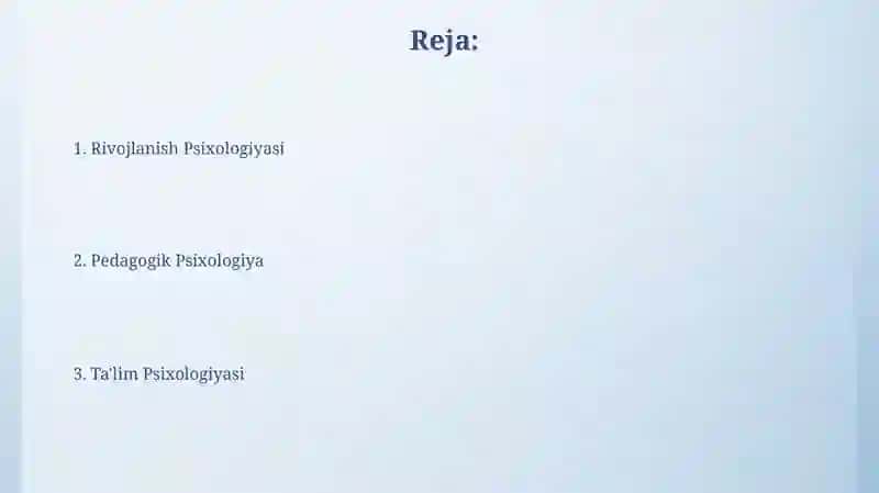 Rivojlanish Psixologiyasi 2