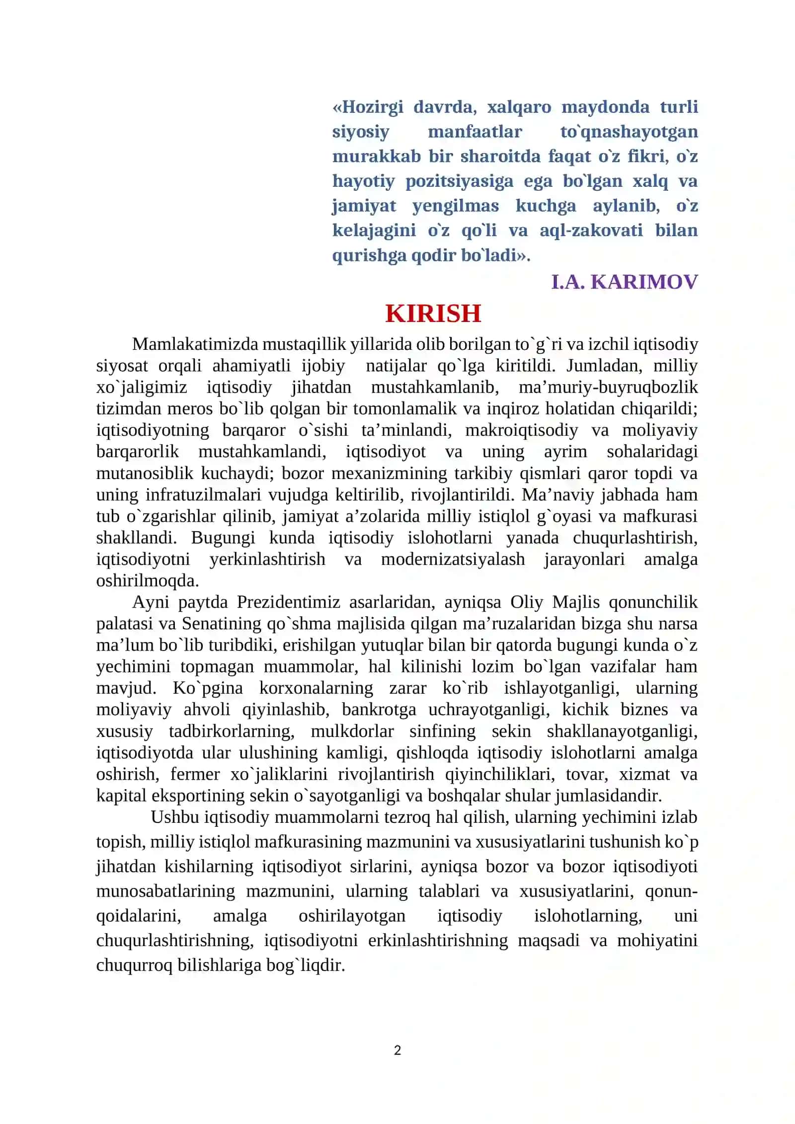 IQTISODIYOTNI TARTIBGA SOLISHDA DAVLATNING IQTISODIY ROLI 2