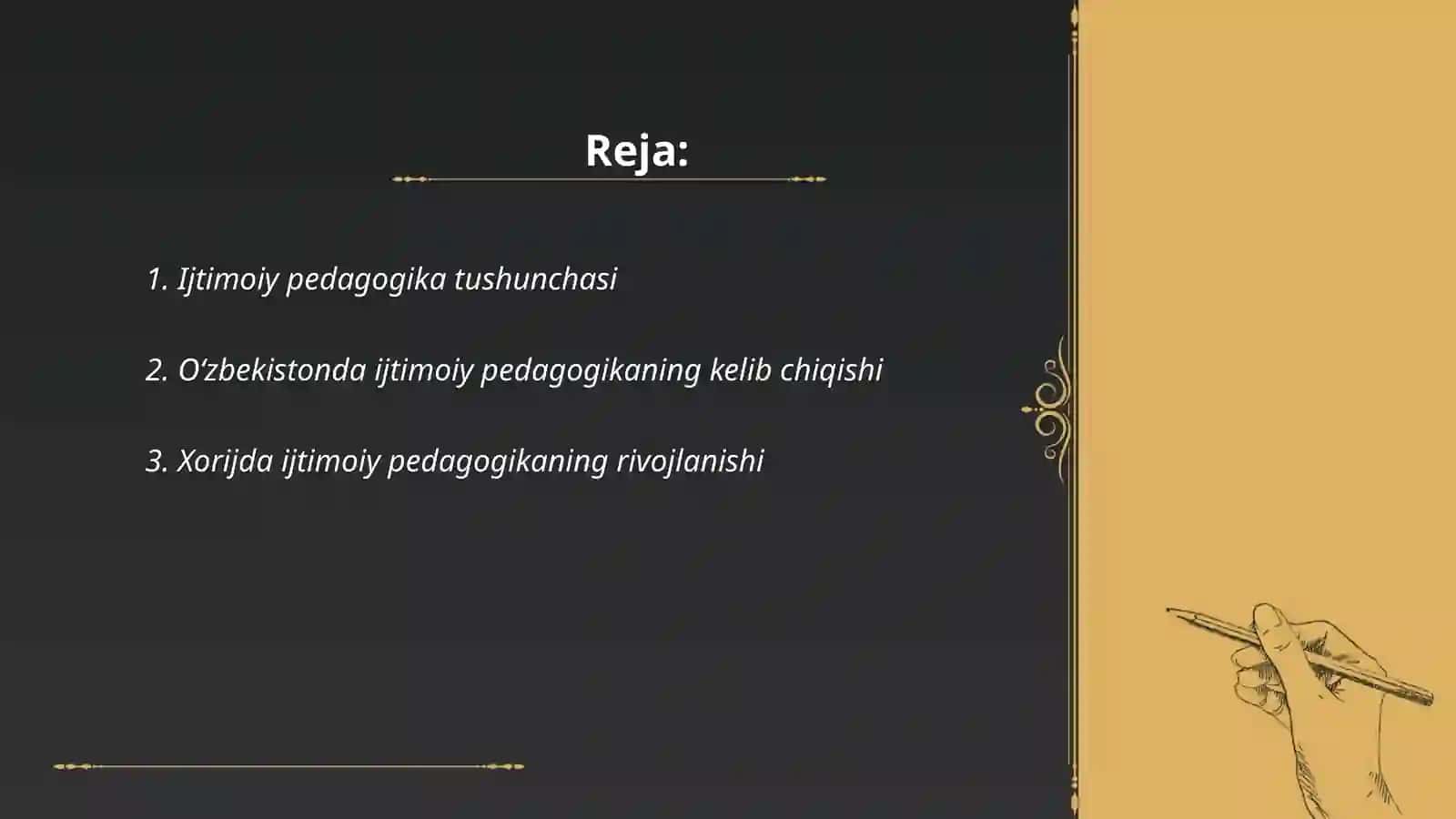Xorijda va O'zbekistonda ijtimoiy pedagogikaning rivojlanish tarixi 2
