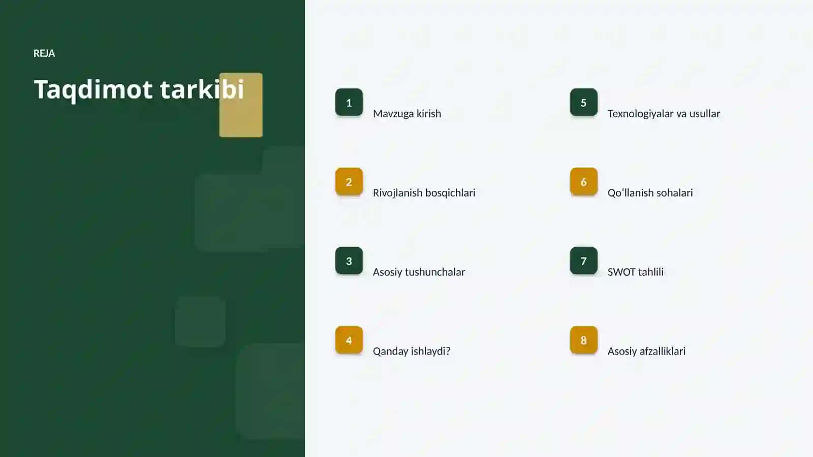 SUNʼIY INTELLEKT • PROFESSIONAL TAQDIMOT 2
