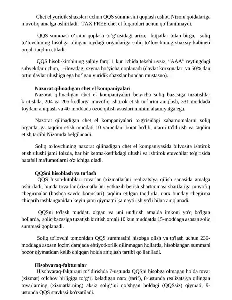 O'zbekiston Respublikasida Qoʻshilgan qiymat soligʻini hisoblab chiqarish tartibi 2