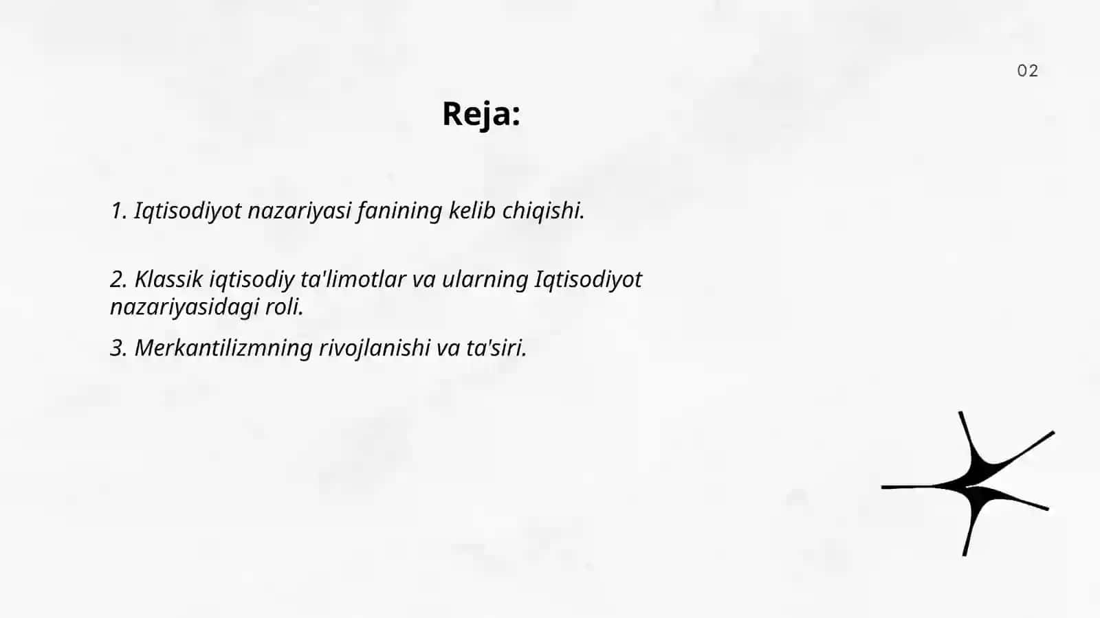 Iqtisodiyot nazariyasi faninig shakllanish va rivojlanishda iqtisodiy ta'limotlarning o'rni 2