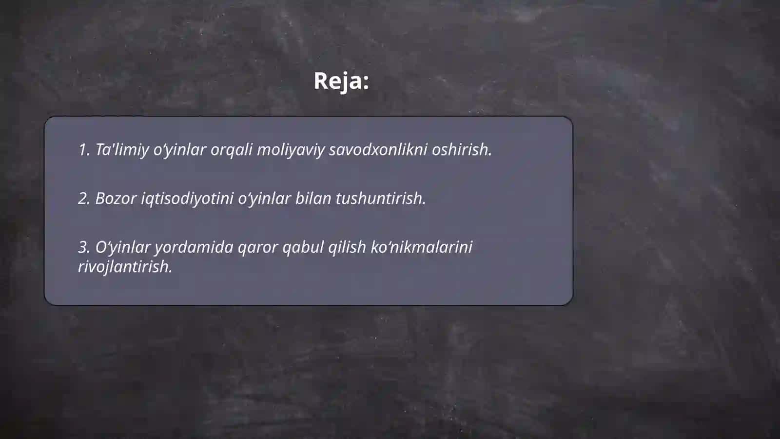 Ta‘limiy o‘yinlar orqali tadbirkorlik va iqtisodiy tarbiyani olib borish 2
