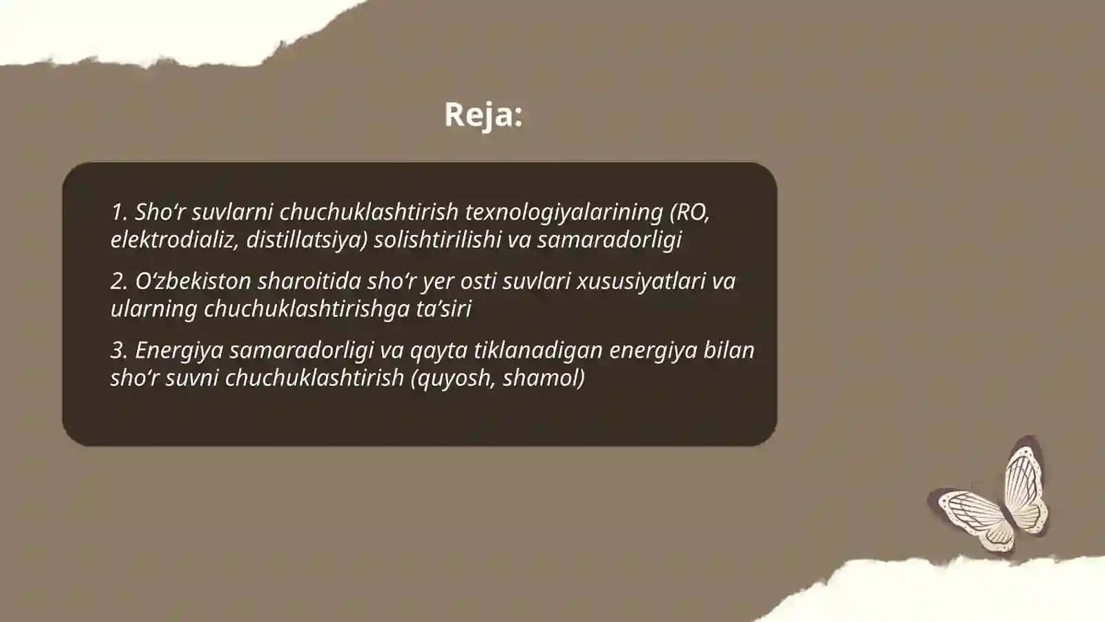 Õzbekiston sharoitida shõr suvlarni chuchuklashtish:muommo va yechimlari 2