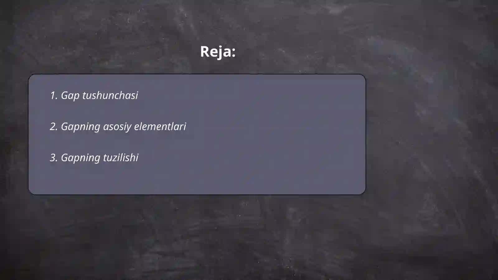 Gap va uning turlari 2