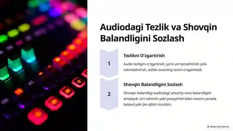 Audio Tahrirlash: Boshlang'ich Qo'llanma 2
