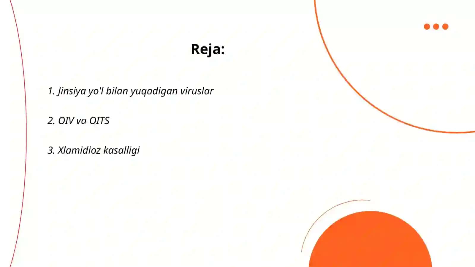 Jinsiya yol bilan yuquvchi kasalliklar 2