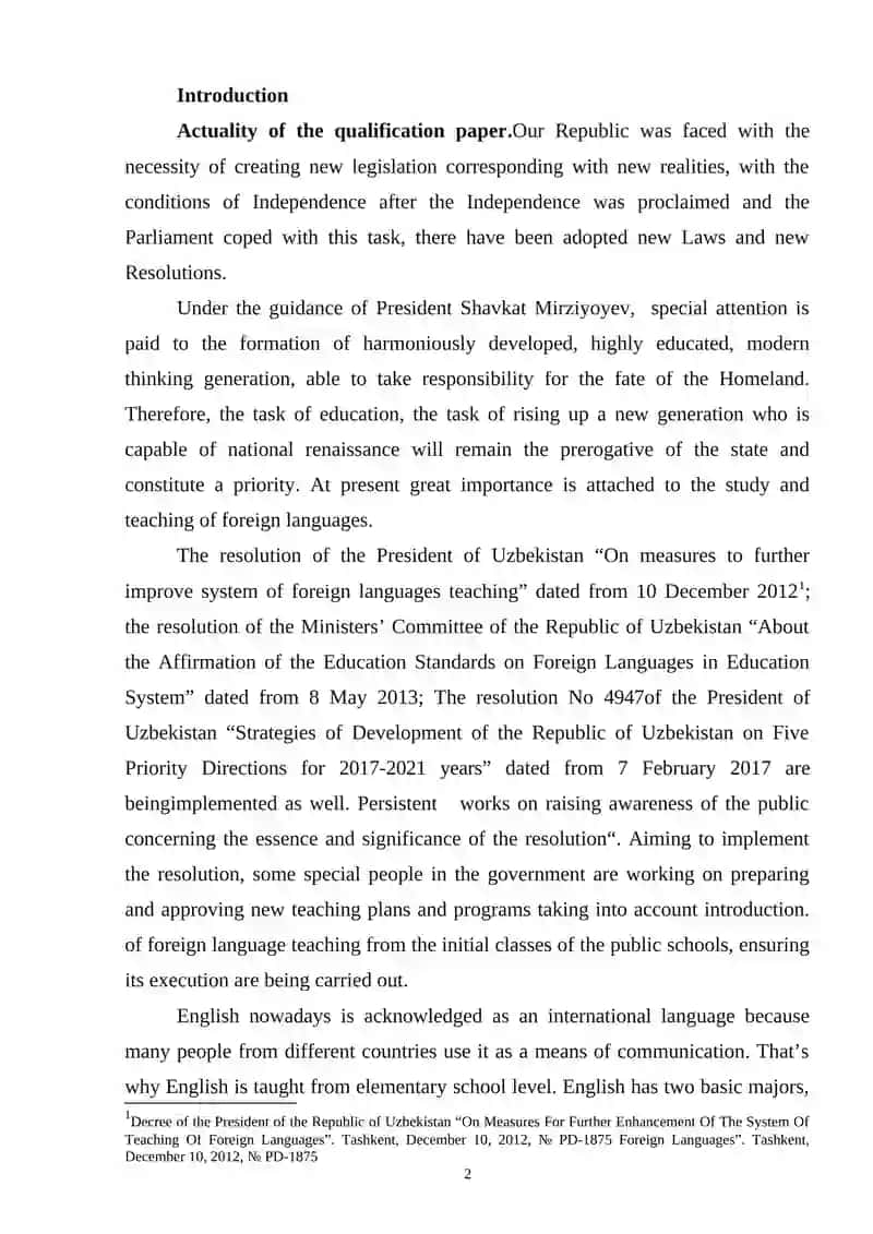 EFL TEACHER'S PROFESSIONAL PORTFOLIO 2