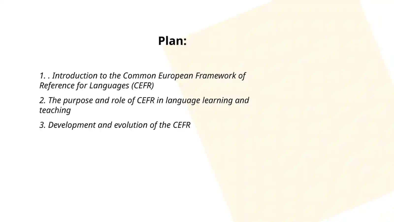 Overview of CEFR and communicative competence 2