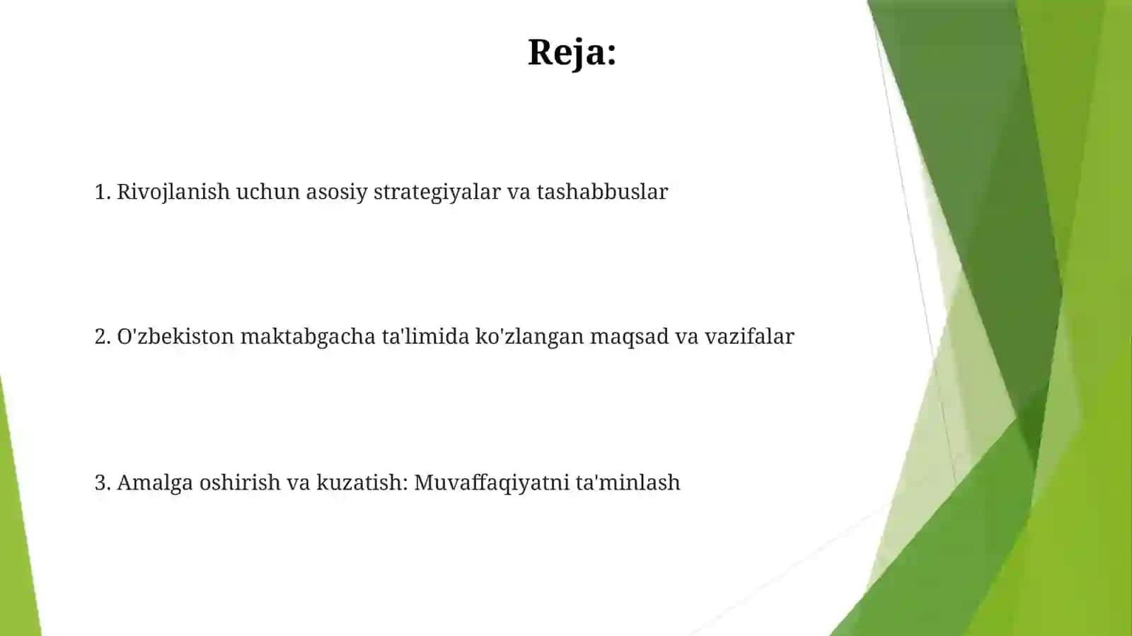 O'zbekiston Respublikasi Maktabgacha ta'lim tizimini 2030-yilgacha rivojlantirish konsepsiyasi 2