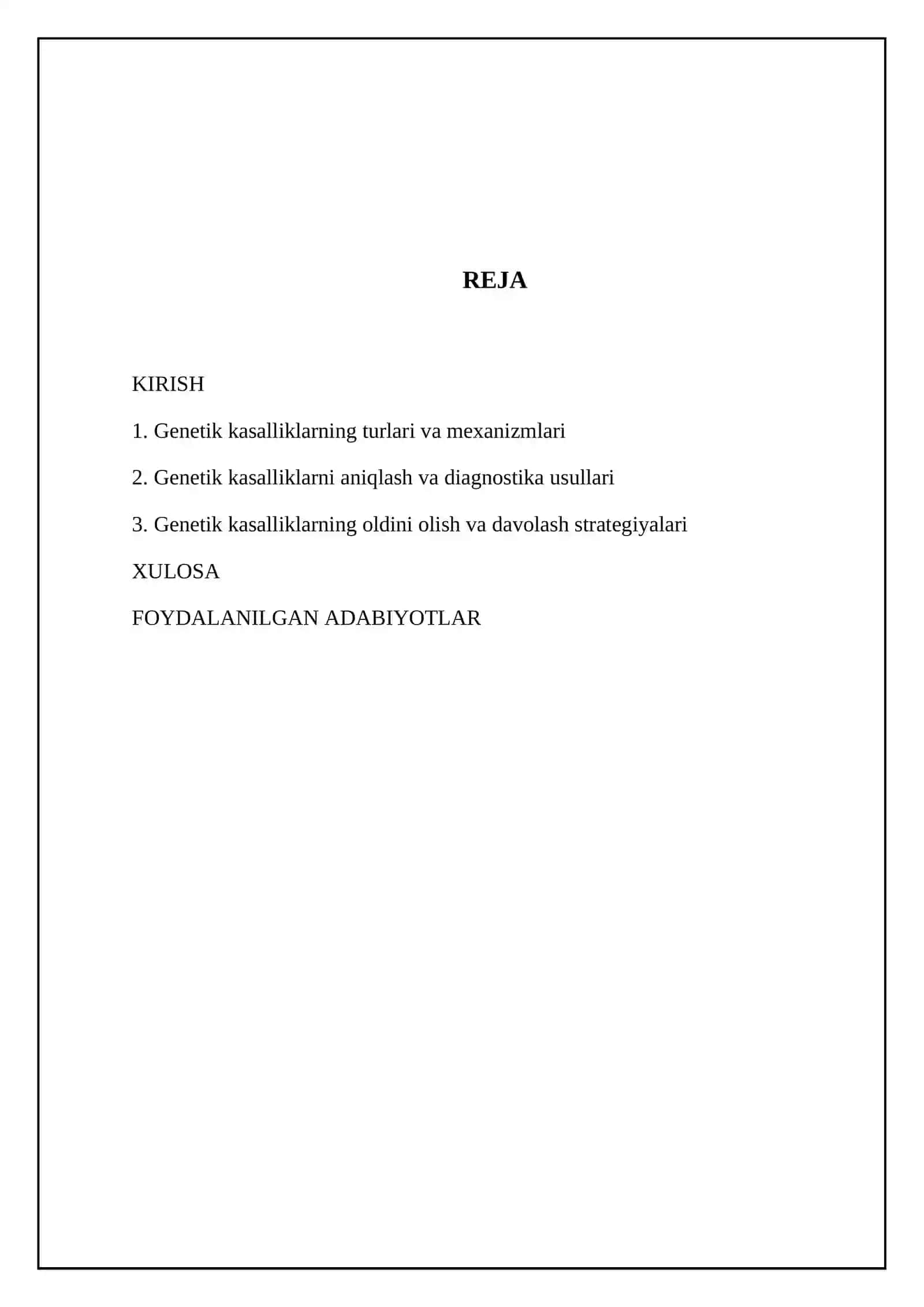 genitik kasaliklar va ulani oldini olish 2