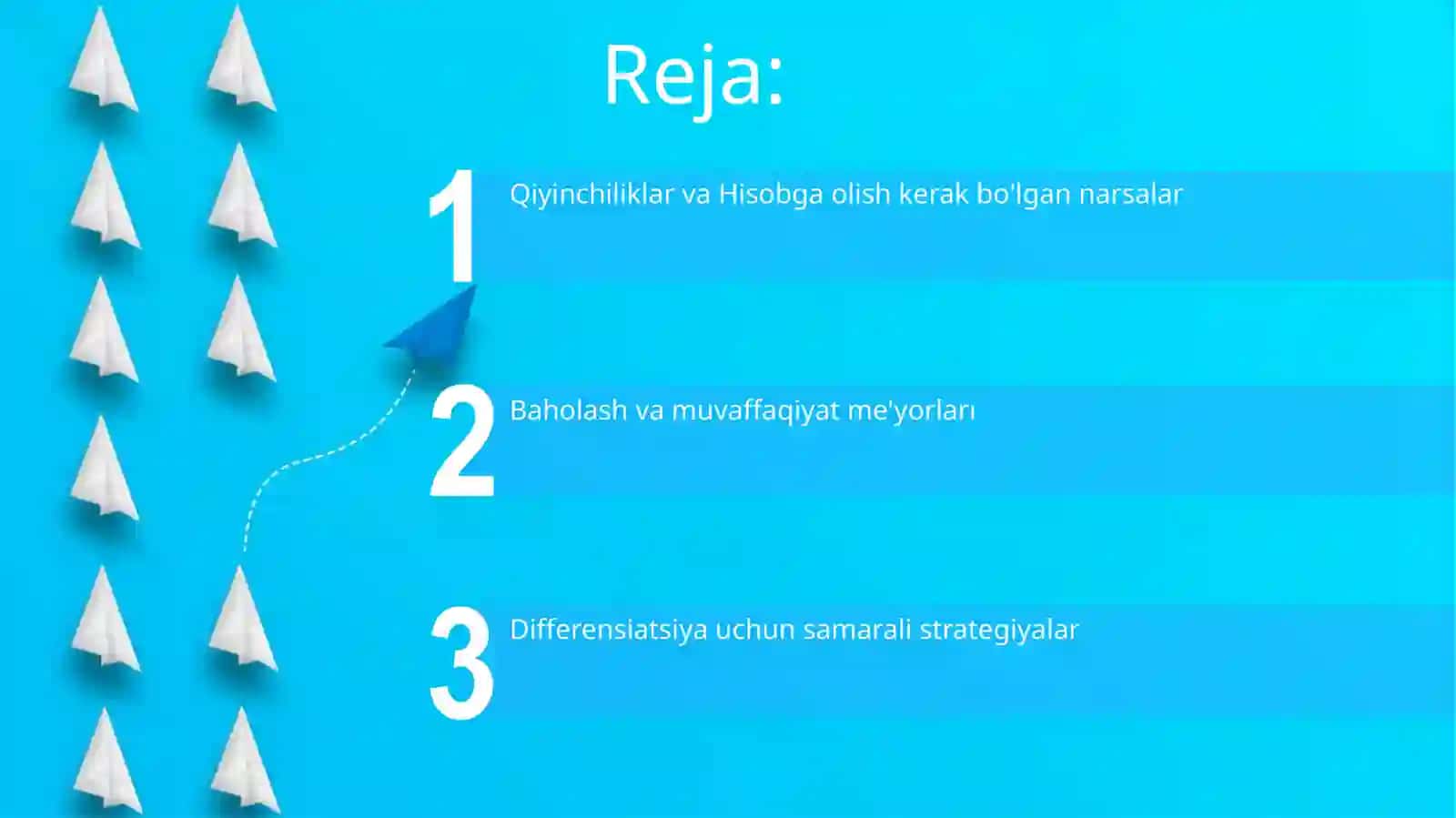 Qiyinchiliklar va Hisobga olish kerak bo'lgan narsalar 2