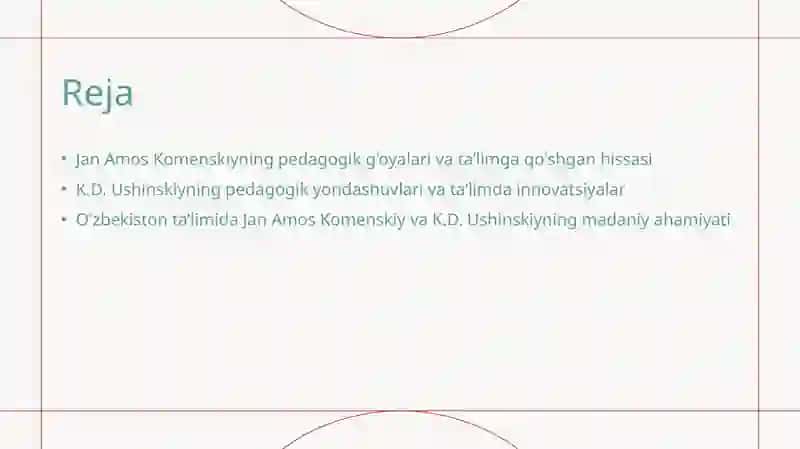 Yan Amos Komenskiyning pedagogik g'oyalari 2