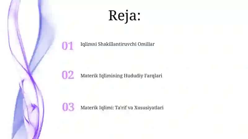 Materik Iqlimi: Ta'rif va Xususiyatlari 2