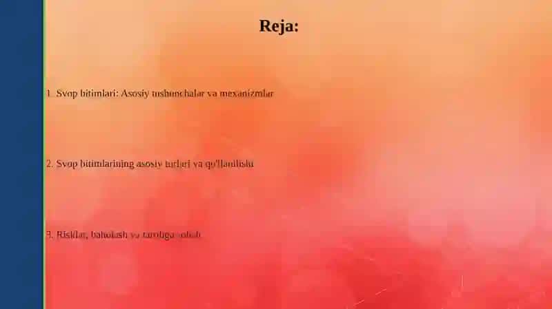 Swap shartnomalari 2