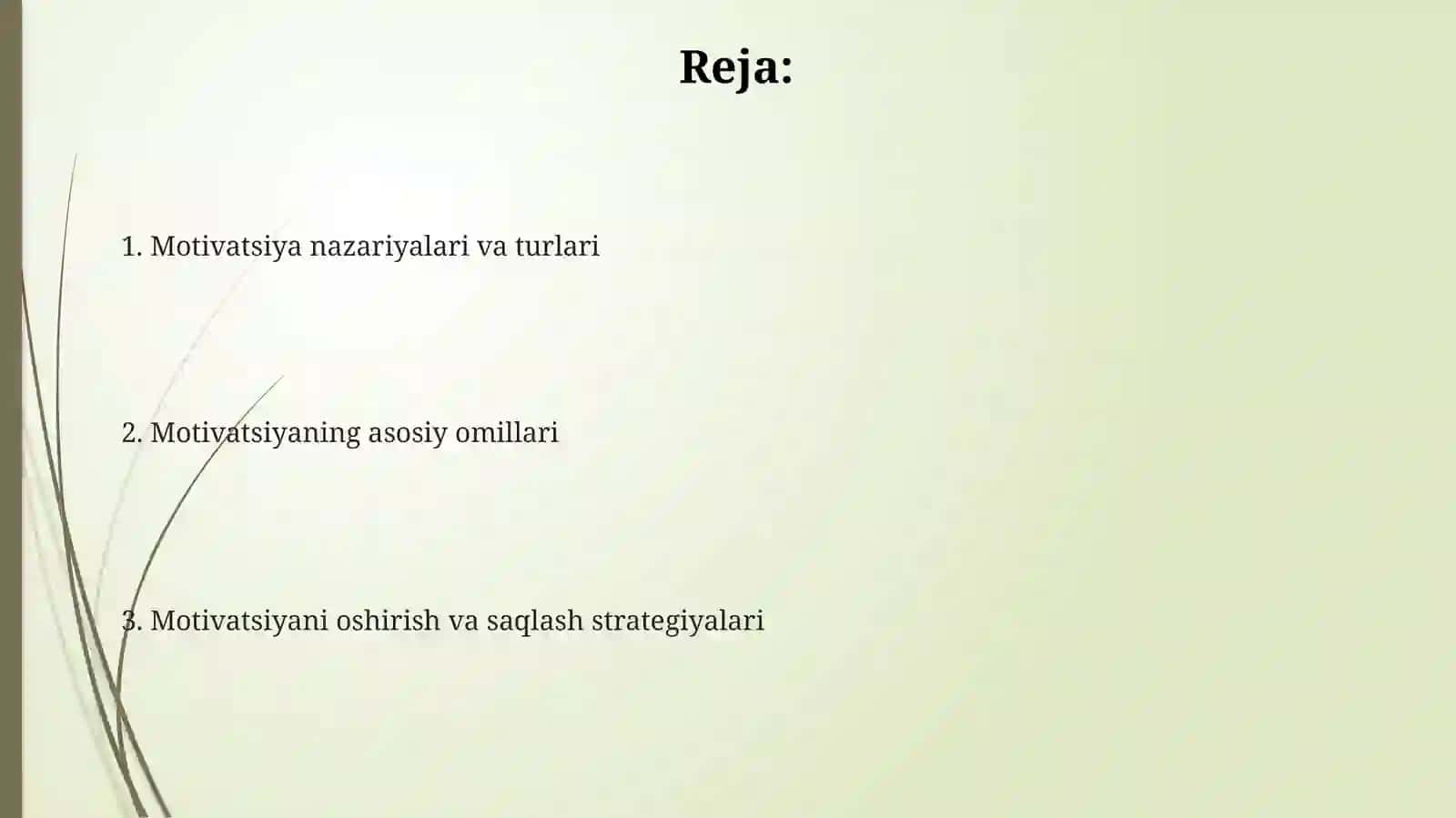 Xodimlar motivatsiyasi 2