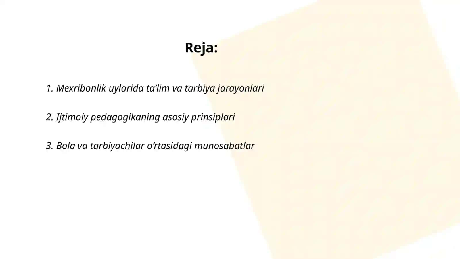 Mexribonlik uylardagi ijtimoiy pedagogik faoliyat 2