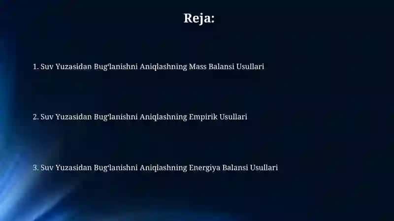 Suv Yuzasidan Bug‘lanishni Aniqlash Usullari 2