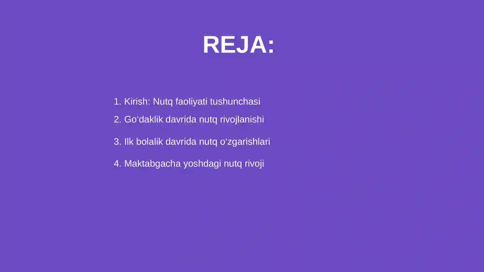 Turli yosh davrlarida nutq faoliyatining rivojlanishi 2