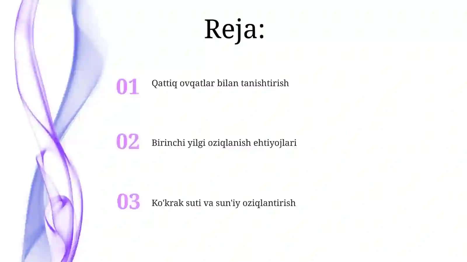 Qattiq ovqatlar bilan tanishtirish 2