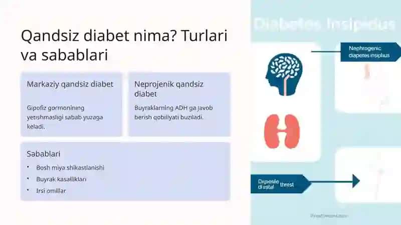 Qandsiz diabetni davolashda ishlatiladigan dori vositalari 2