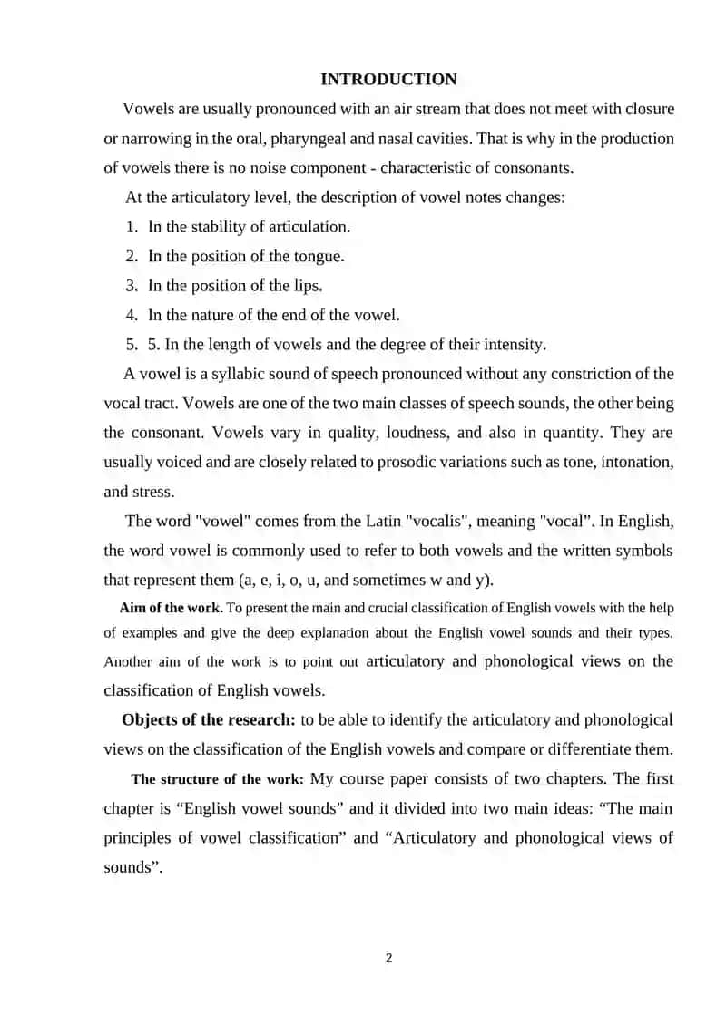 English Vowel Sounds 2
